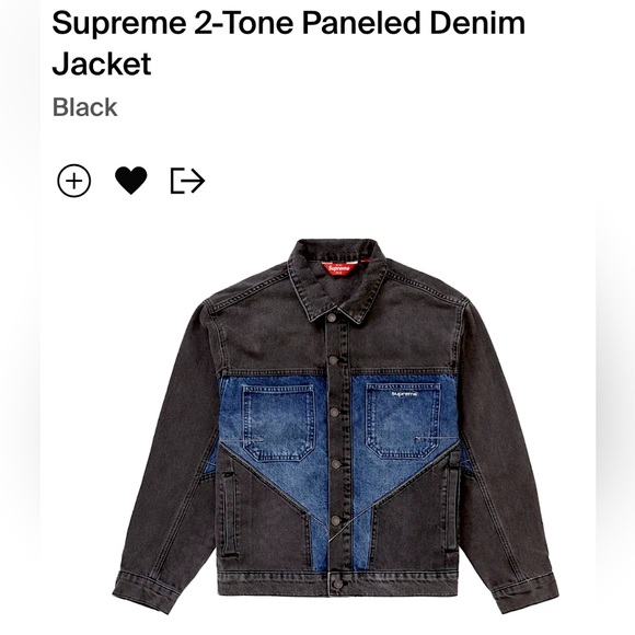 Supreme Duo Tone Denim Jacket - Picture 2 of 9